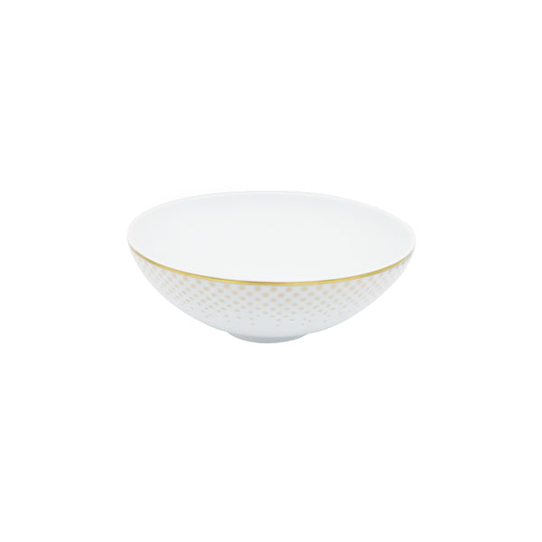 Jl Coquet Gold Rosette - Small Salad Bowl - 6.7 in SKU: HOR2014BBA141