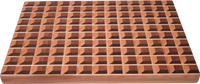 GRAIN BOARD Beech and walnut 17.72 x 11.81 x 1.18 inches #0548