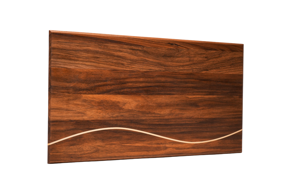 SERVING & CUTTING BOARD Black walnut 17.72 x 11.81 inches #0513