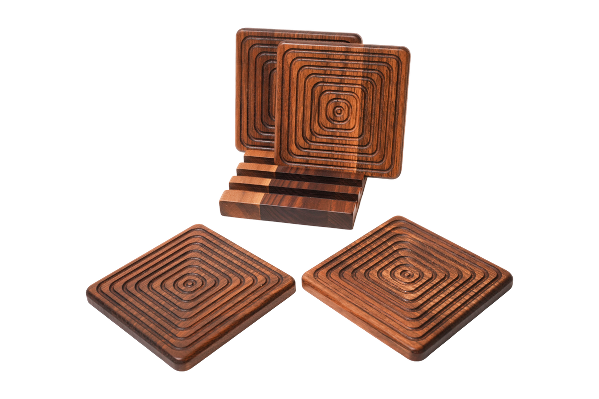 COASTER Black walnut 4*4*0.4 inches #0528