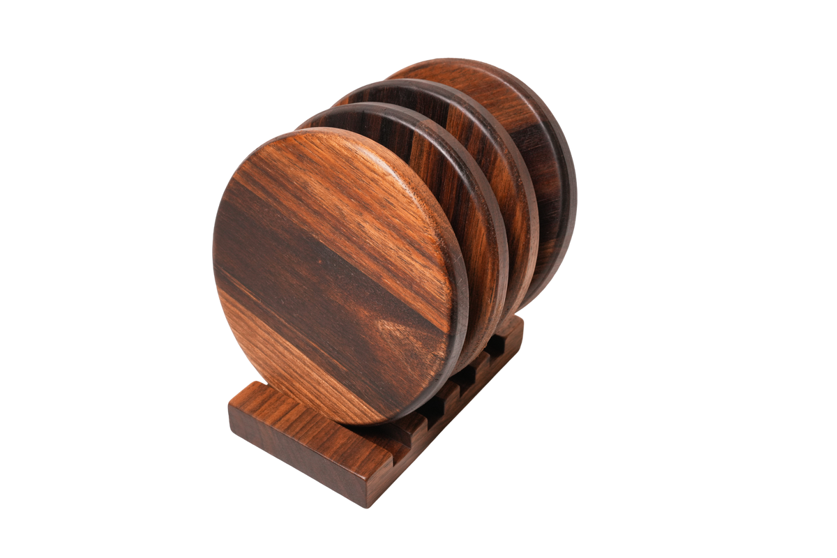 COASTER Black walnut 3.94 x 3.94 inches #0530