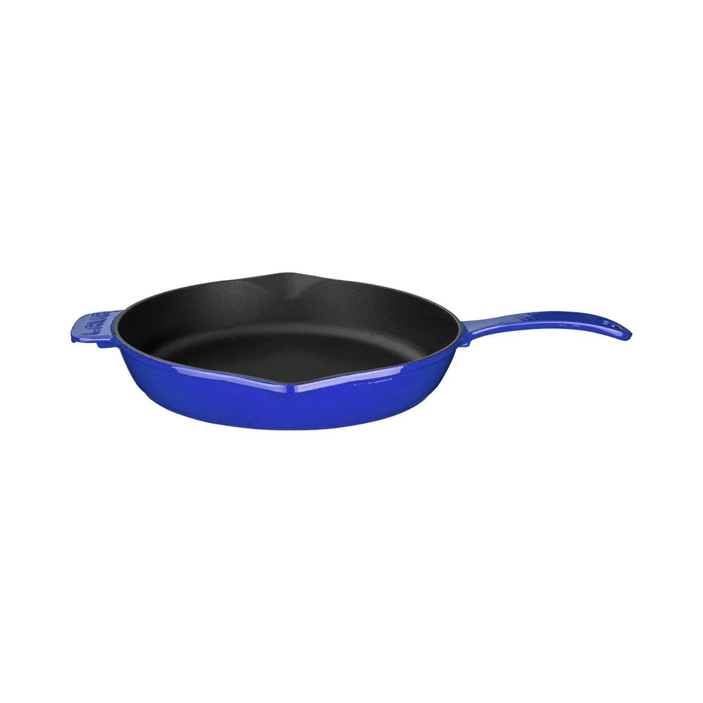Turgla Cast Iron dia.11Inch  h:2Inch  Round Blue Cast Iron Skillet SKU: SKRND28CBL