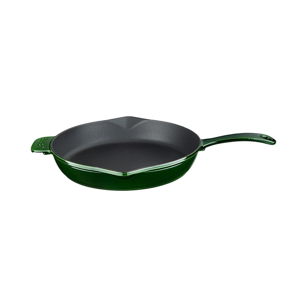 Turgla Cast Iron dia.11Inch  h:2Inch  Round Green Cast Iron Skillet SKU: SKRND28GRN