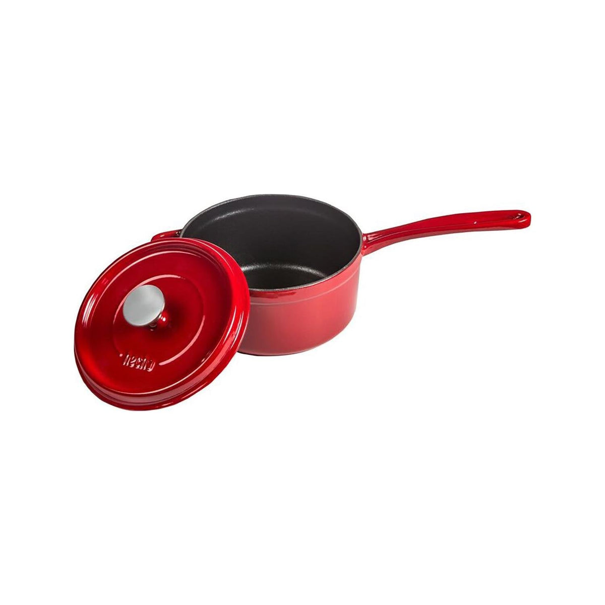 Turgla Cast Iron dia.6.75" h:5" Round Red Cast Iron Saucepan SKU: SSTNS16RED