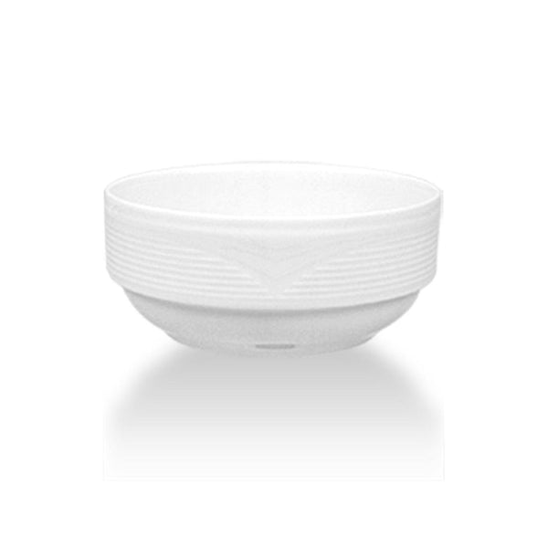 Turgla Saturn dia.3Inch  h:1.25Inch  3 oz. Round White Porcelain Bowl SKU: STR08JK00