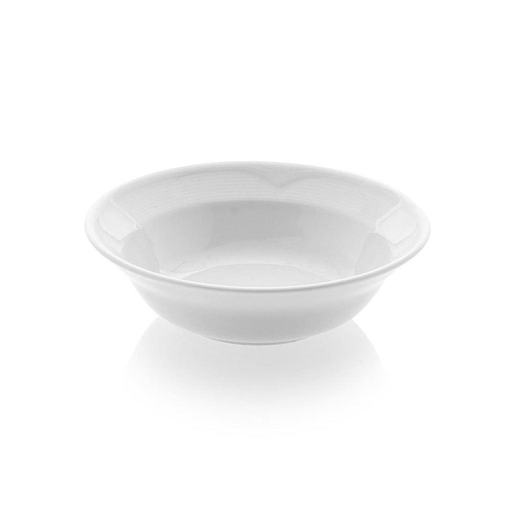 Turgla Saturn dia.6Inch  h:1.5Inch  12 oz. Round White Porcelain Bowl SKU: STR15KK00