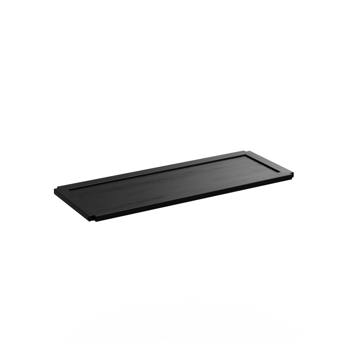 Craster Stak Black Shelf  / Bridge & Brackets 1179 x 444 x 30 mm / 46.4 x 17.4 x 1.2 in SKU: SV_MOD21_SHOB