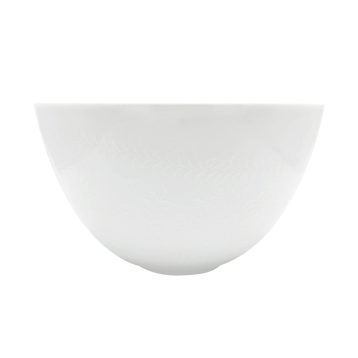 Jl Coquet ARJUNA White on White - Maxi Salad Bowl - 9.8 in SKU: HOR5053BBA096