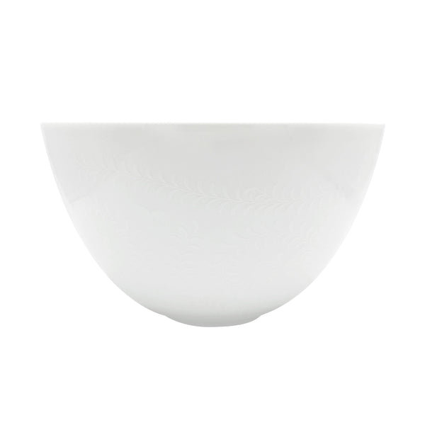 Jl Coquet ARJUNA White on White - Maxi Salad Bowl - 9.8 in SKU: HOR5053BBA096