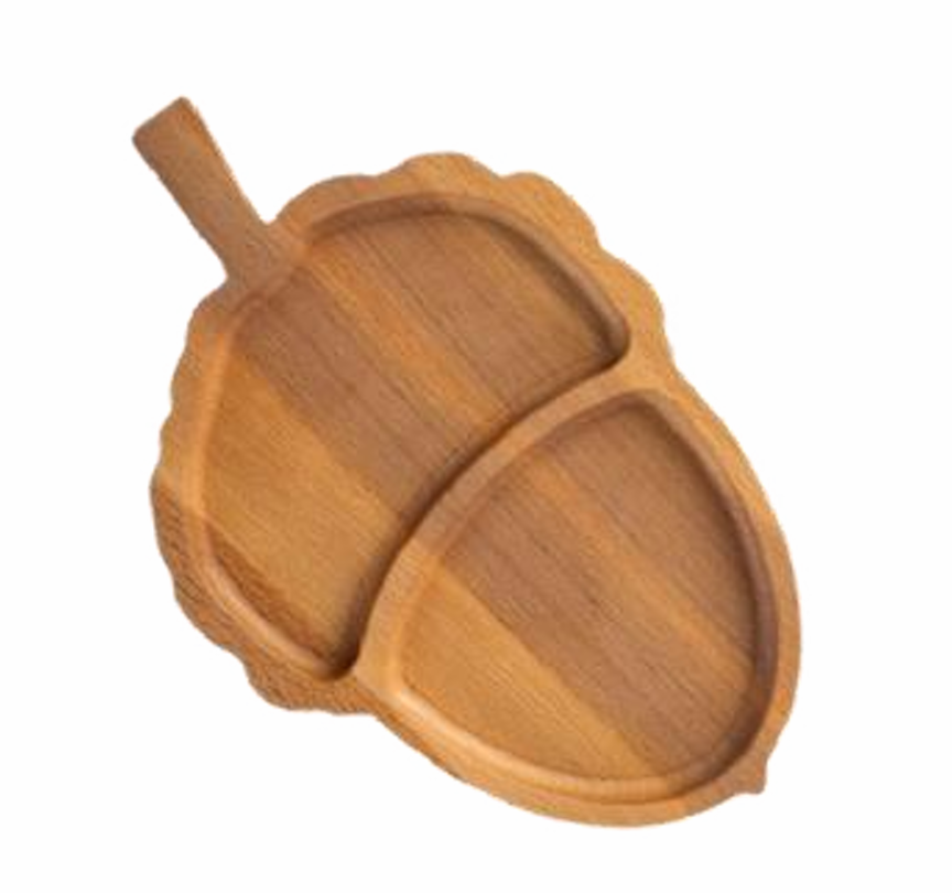 PLATE SET Beech 12.60 x 7.87 inches #0039