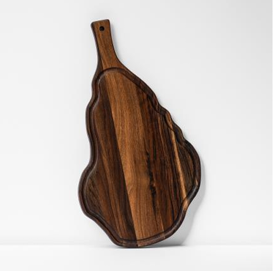 SERVING & CUTTING BOARD Black walnut 16.54 x 9.06 inches #0371