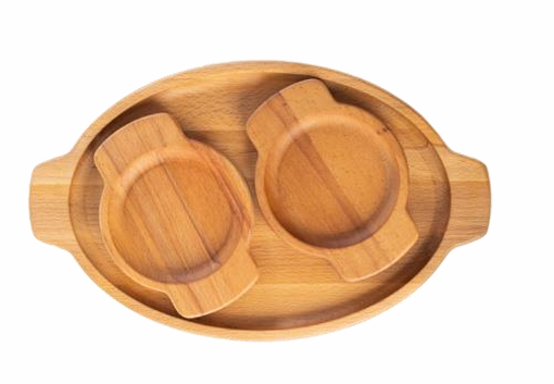 SERVING SOLUTION Beech 17.72 x 10.63 inches #0422