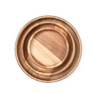PLATE SET Beech (3 sizes,  5.91 / 7.87 / 9.84 inches ) #0396