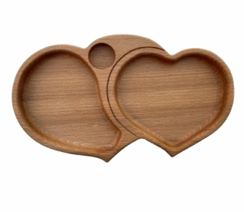 PLATE SET Beech 12.60 x 7.09 inches #0011