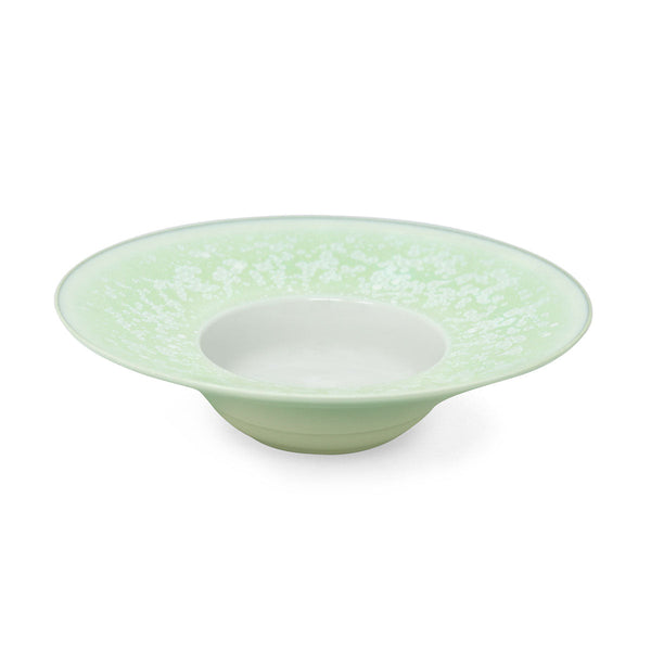 JL Coquet  SONG Amande - Assiette creuse ? aile GM 10.24 Inch SKU: HOR1023SGAMCREM000