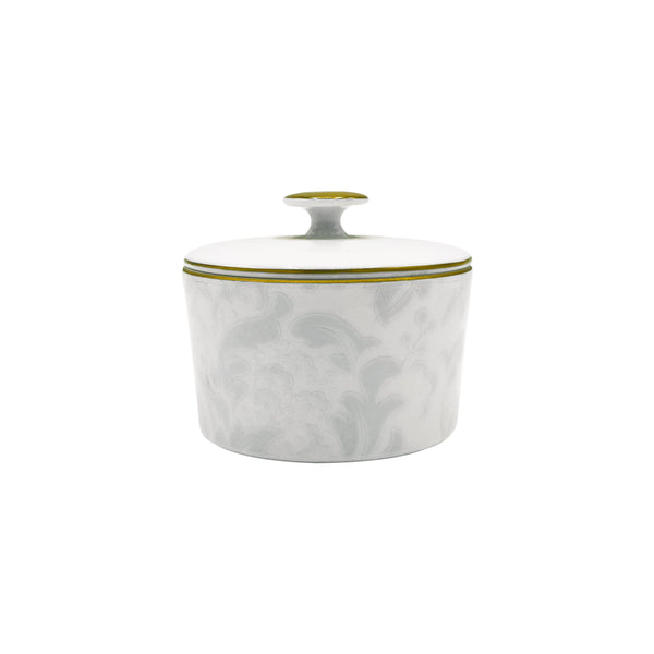 Jl Coquet Indian Blue Pearl Gold Trim - Sugar Bowl - 6.8 fl oz SKU: CYL4050BBA105