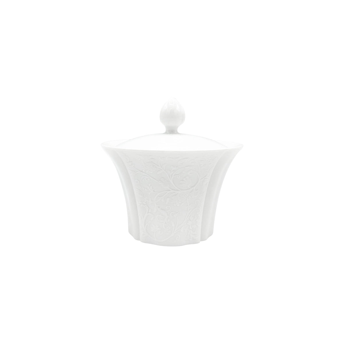 Jl Coquet SWAN Satin White - Large Sugar Bowl - 11.8 fl oz SKU: SWA4067BS0000