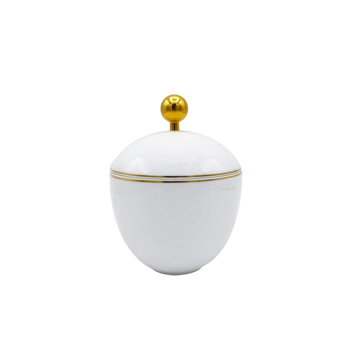 Jl Coquet THISTLES White Gold Fillet - Gold Sugar Bowl - 8.5 fl oz SKU: HOR4037BBA013