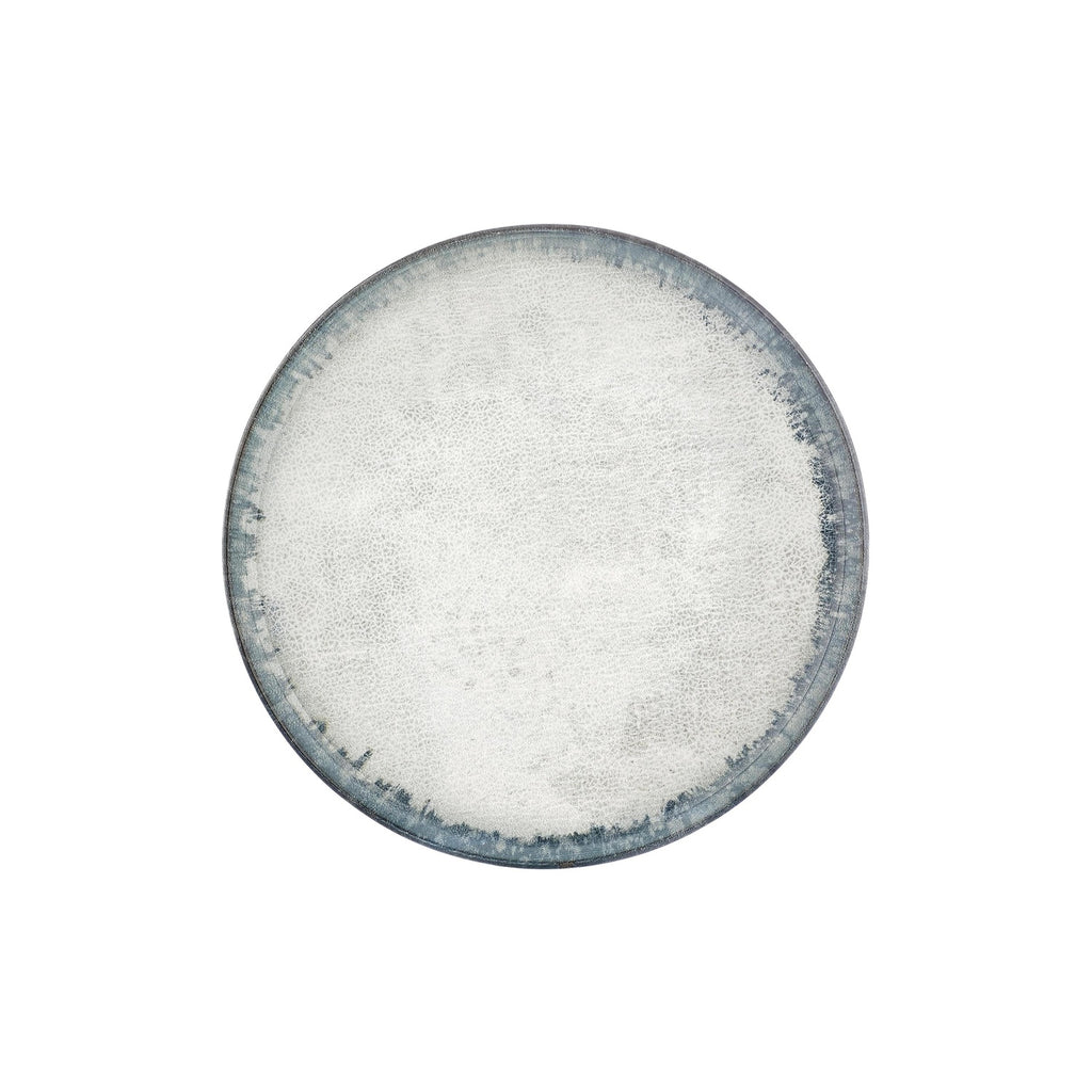 Turgla Smooth Ambience Blue dia.12.5Inch  x 12.5Inch  Round Blue Vitrified Pizza Plate SKU: T-ABBZT32PZT-6