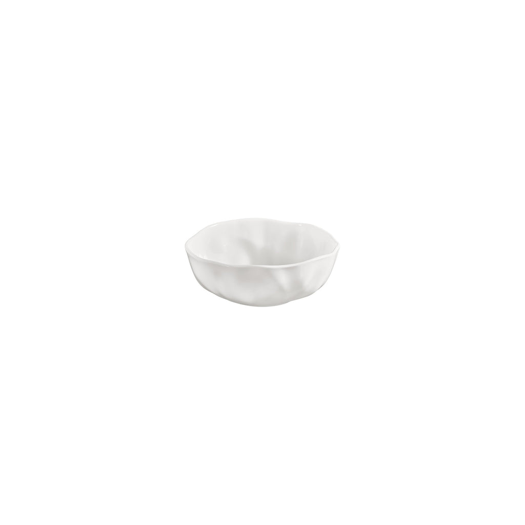 Turgla Amorf 6.25Inch  x 6.25Inch  x h:0Inch  20 oz. Organic Warm White Vitrified Bowl SKU: T-AFR16KS-12