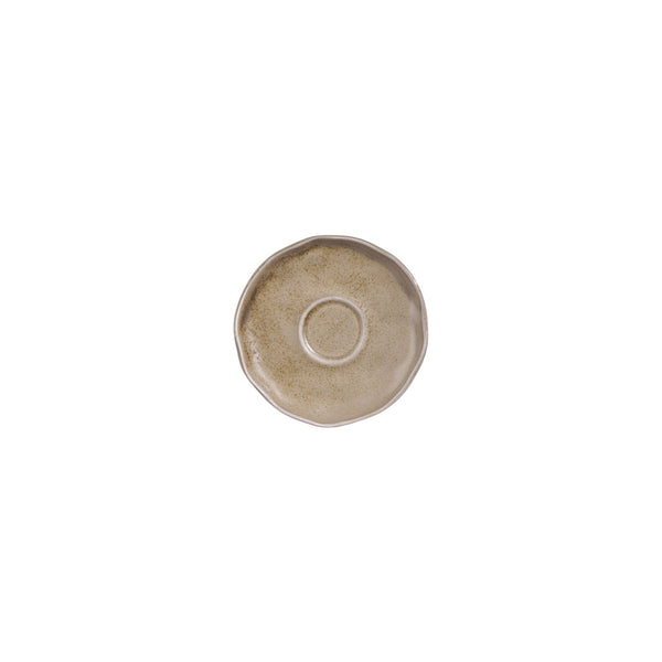Turgla Clay 6.25Inch  x 6.25Inch  x h:0Inch  Organic Terracotta Vitrified Saucer SKU: T-AFRCLA01CT-12