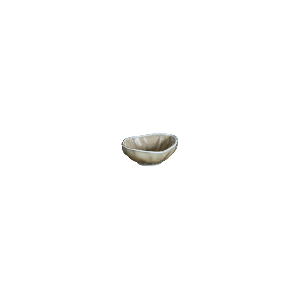 Turgla Moss 4Inch  x 3.5Inch  x h:0Inch  4 oz. Organic Green Vitrified Bowl SKU: T-AFRMOS10KS-12