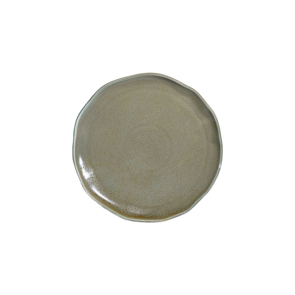 Turgla Moss 10.75Inch  x 10.75Inch  Organic Green Vitrified Plate SKU: T-AFRMOS27DZ-6