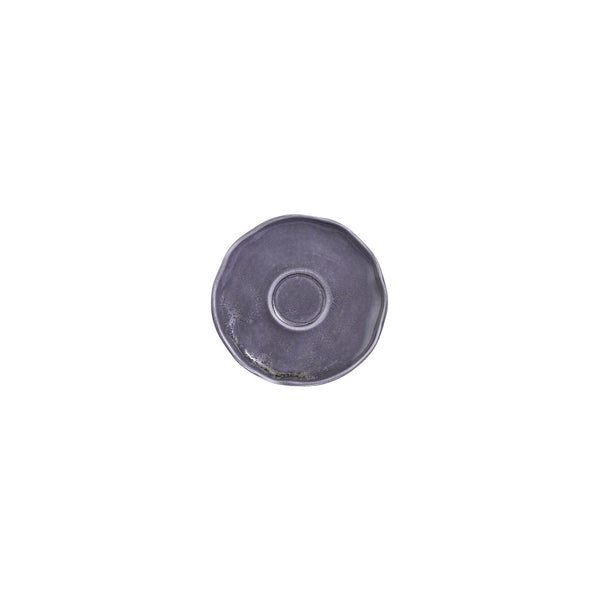 Turgla Viola 6.25Inch  x 6.25Inch  x h:0Inch  Organic Purple Vitrified Saucer SKU: T-AFRVIO01CT-12