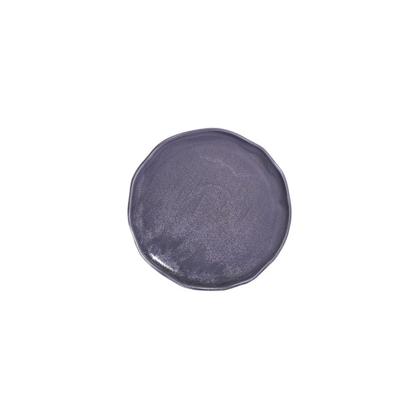 Turgla Viola 8.25Inch  x 8.25Inch  Organic Purple Vitrified Plate SKU: T-AFRVIO21DZ-12