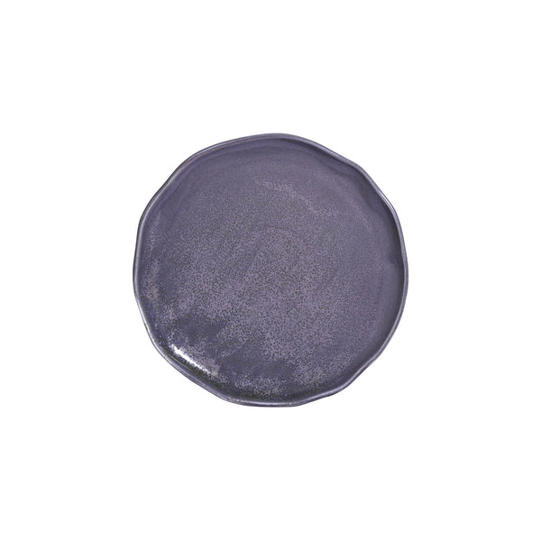 Turgla Viola 10.75Inch  x 10.75Inch  Organic Purple Vitrified Plate SKU: T-AFRVIO27DZ-6
