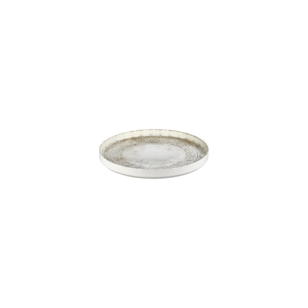 Turgla Antico dia.7.5Inch  Round Brown Vitrified Plate SKU: T-ANHL19RD-6