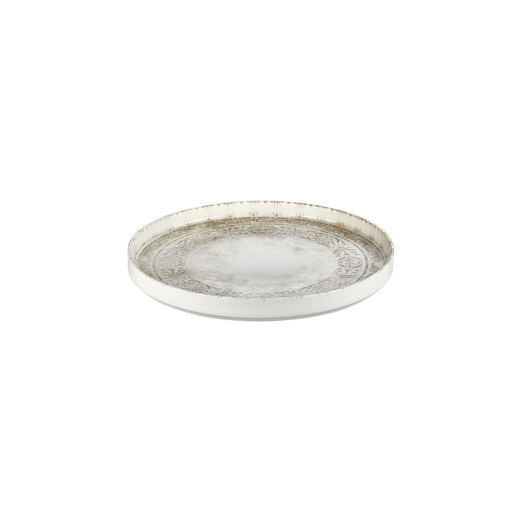 Turgla Antico dia.10.75Inch  Round Brown Vitrified Plate SKU: T-ANHL27RD-6