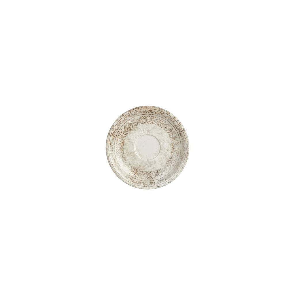 Turgla Antico dia.4.75Inch  Round Brown Vitrified Saucer SKU: T-ANZT01KT-24