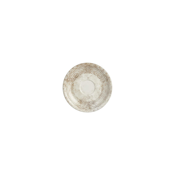 Turgla Antico dia.4.75Inch  Round Brown Vitrified Saucer SKU: T-ANZT01KT-24