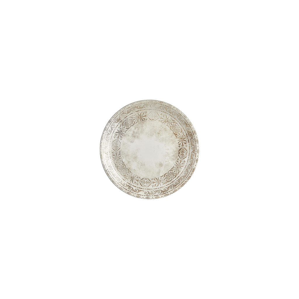 Turgla Antico dia.6.75Inch  Round Brown Vitrified Plate SKU: T-ANZT17DZ-12