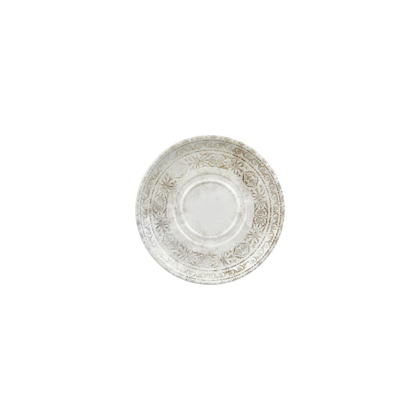 Turgla Antico dia.7.5Inch  Round Brown Vitrified Saucer SKU: T-ANZT19KNS-12