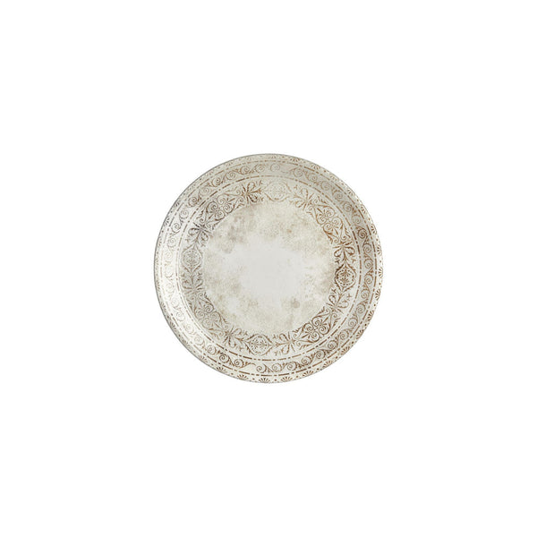Turgla Antico dia.9Inch  Round Brown Vitrified Plate SKU: T-ANZT23DZ-12
