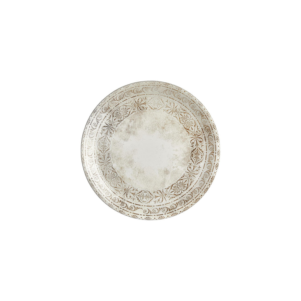 Turgla Antico dia.9.75Inch  Round Brown Vitrified Plate SKU: T-ANZT25DZ-12