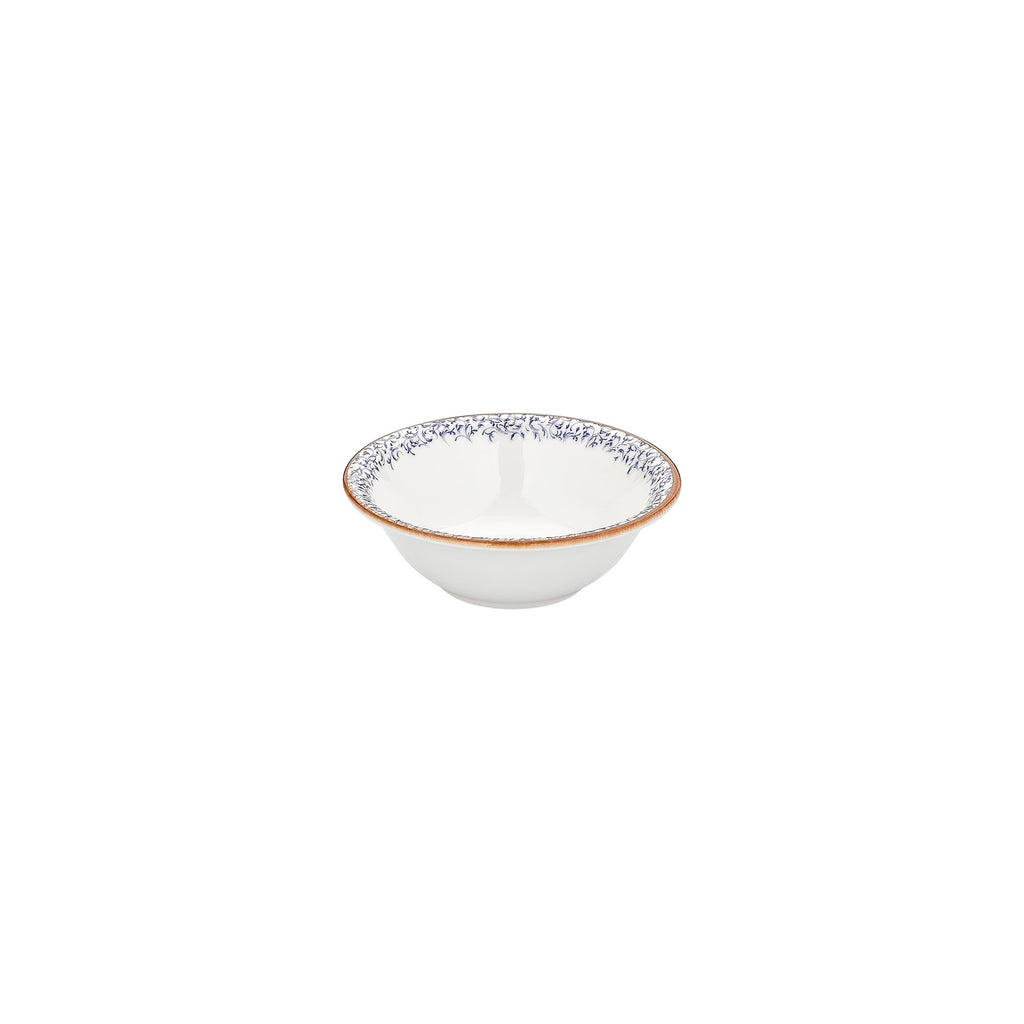Turgla Edera dia.7Inch  h:2.5Inch  22 oz. Round Blue Vitrified Bowl SKU: T-EAZT18KS-12