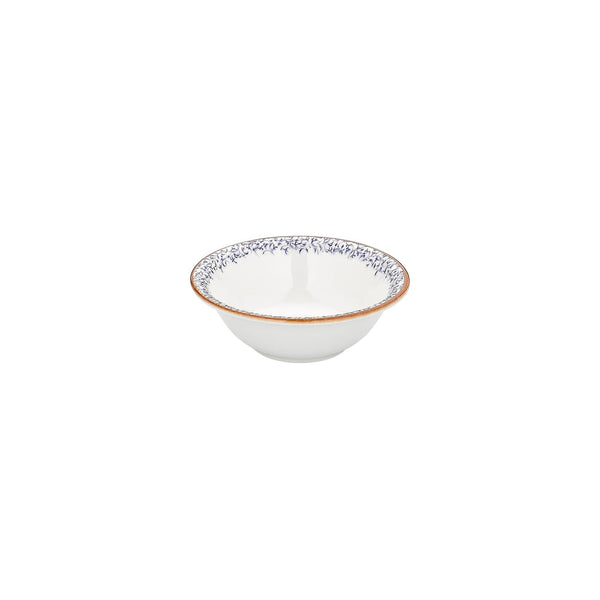 Turgla Edera dia.7.75Inch  h:2.75Inch  30 oz. Round Blue Vitrified Bowl SKU: T-EAZT20KS-6