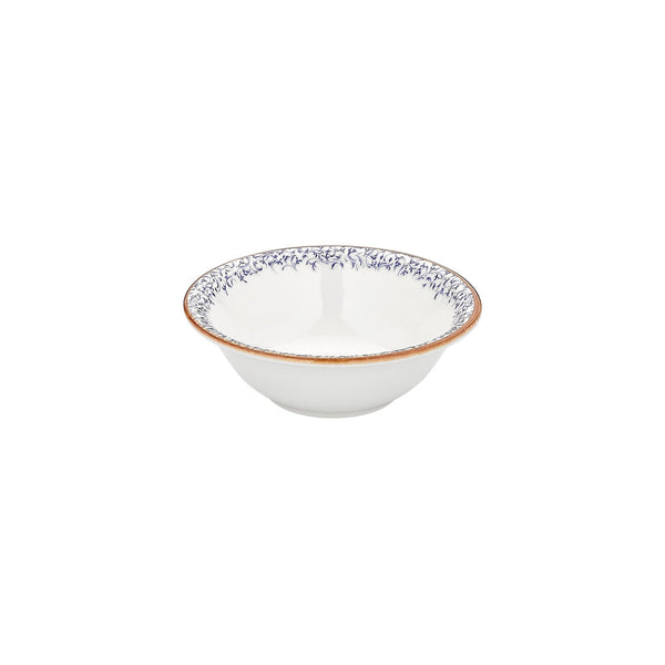 Turgla Edera dia.9.5Inch  h:0Inch  54 oz. Round Blue Vitrified Bowl SKU: T-EAZT24KS-6