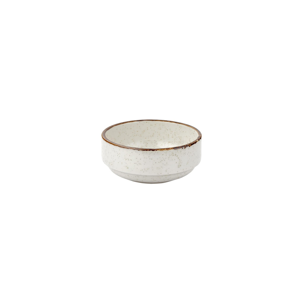 Turgla Dust dia.4.75Inch  h:0Inch  12 oz. Round Beige Vitrified Bowl SKU: T-EFDSGT12JO-12