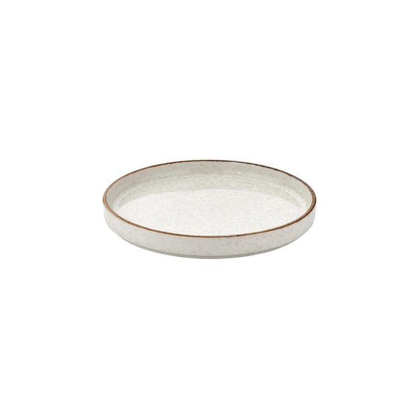 Turgla Dust dia.10.75Inch  Round Beige Vitrified Plate SKU: T-EFDSHL27RD-6