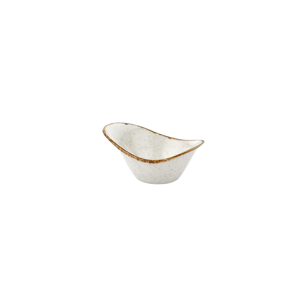 Turgla Dust 4.25Inch  x 3.25Inch  x h:0Inch  2 oz. Organic Beige Vitrified Bowl SKU: T-EFDSZT11OKS-24
