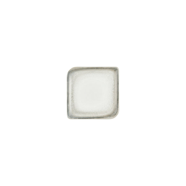 Turgla Ephyra 6Inch  x 6Inch  Square Gray Vitrified Plate SKU: T-EPHAR20KR-12