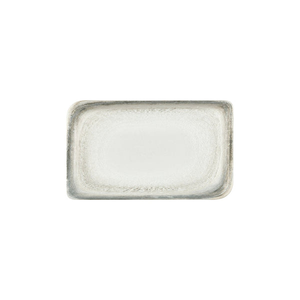 Turgla Ephyra 11.75Inch  x 7Inch  x h:0Inch  Rectangular Gray Vitrified Platter SKU: T-EPHAR34DT-6