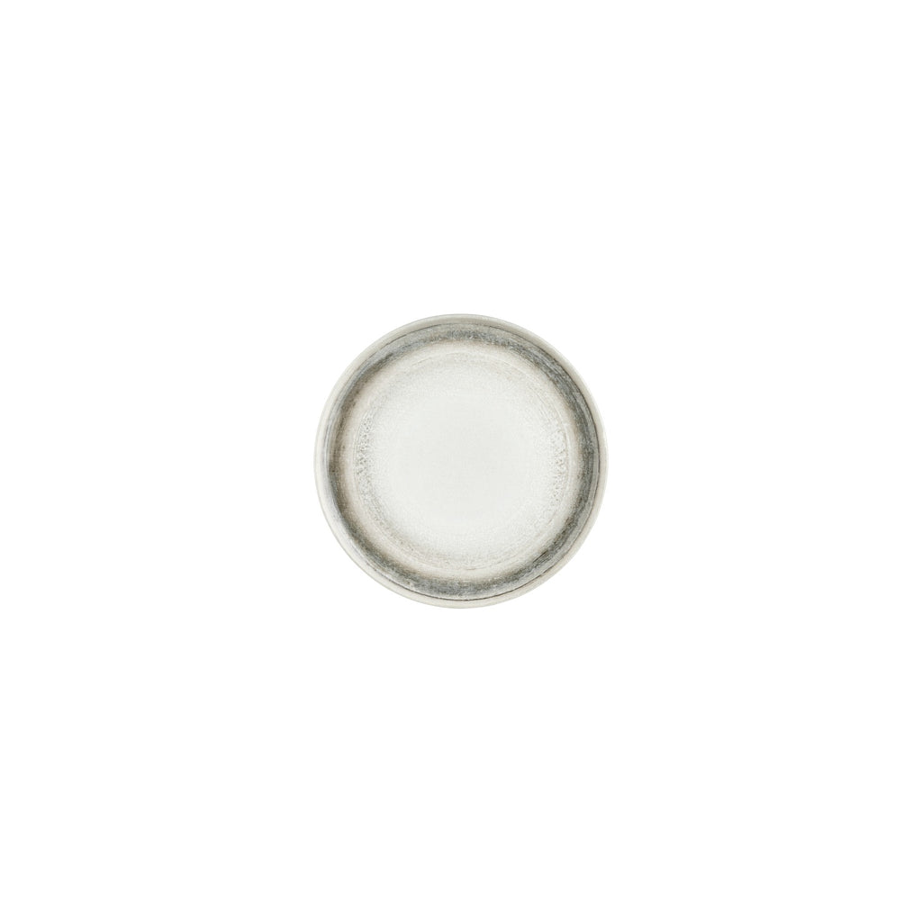 Turgla Ephyra dia.6.75Inch  Round Gray Vitrified Plate SKU: T-EPHZT17DZ-12