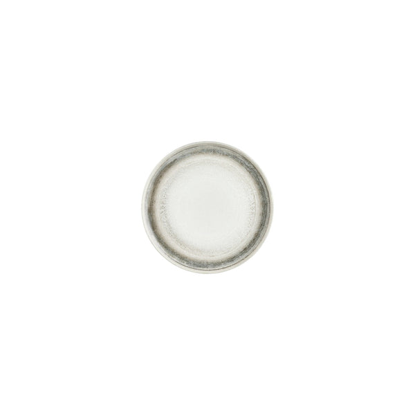 Turgla Ephyra dia.6.75Inch  Round Gray Vitrified Plate SKU: T-EPHZT17DZ-12