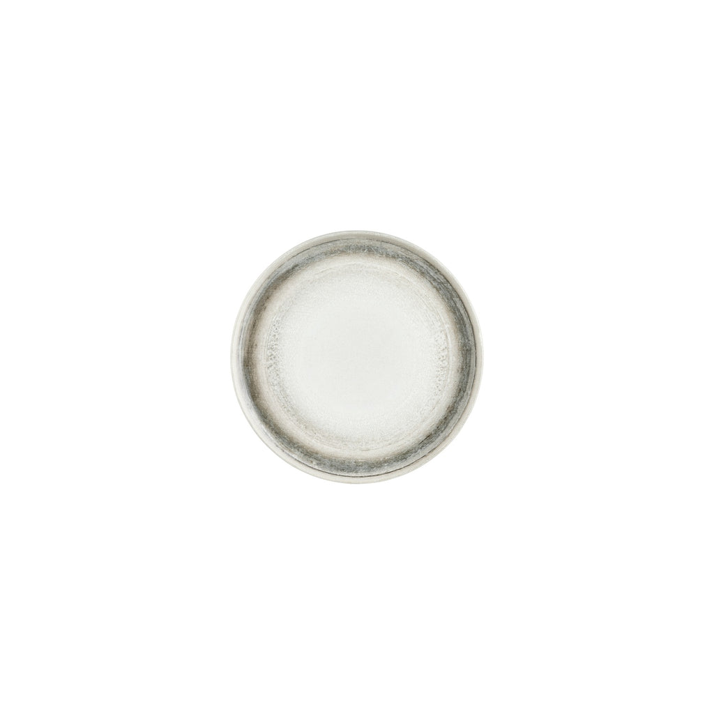 Turgla Ephyra dia.7.5Inch  Round Gray Vitrified Plate SKU: T-EPHZT19DZ-12