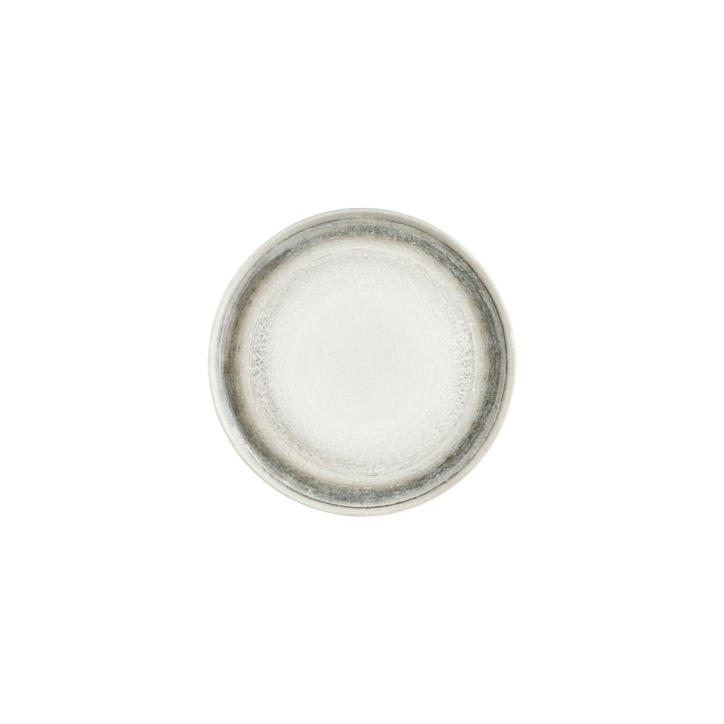 Turgla Ephyra dia.9Inch  Round Gray Vitrified Plate SKU: T-EPHZT23DZ-12